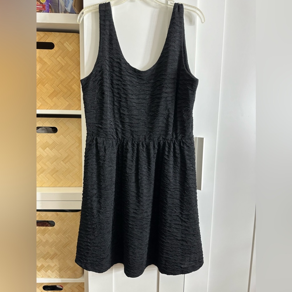 Charming Charlie L black tank dress.